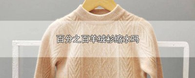​百分百羊毛衫缩水吗 100%羊绒衫会不会缩水