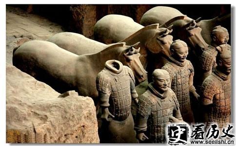 秦始皇兵马俑照片