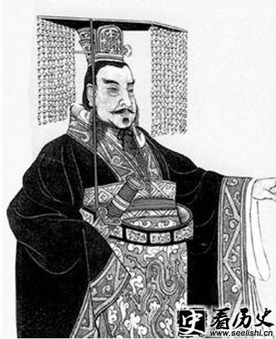 秦昭襄王嬴稷的儿子秦孝文王像