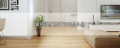 ​室内湿度不到30度怎么办 室内湿度不到30度会怎样