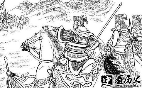 孔明定计捉张任画像