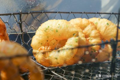 ​葱油粑粑，调好米浆、控好油温，在家也能做