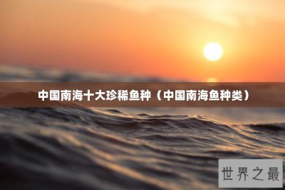 ​中国南海十大珍稀鱼种（中国南海鱼种类）