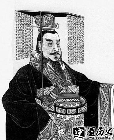 秦孝文王像