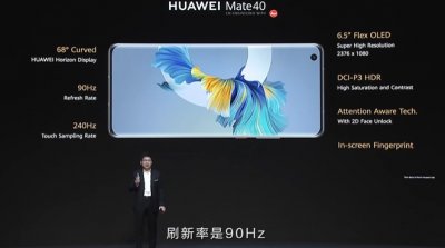 ​华为mate40pro屏幕尺寸（华为mate40多大屏幕）