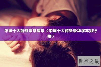 ​中国十大商务豪华房车（中国十大商务豪华房车排行榜）
