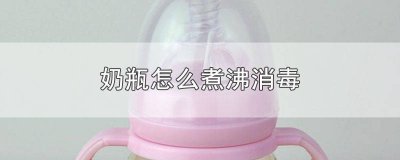 ​开水怎么煮奶瓶消毒 水煮消毒奶瓶的正确方法