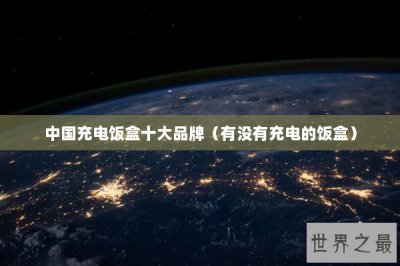 ​中国充电饭盒十大品牌（有没有充电的饭盒）