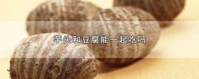 ​豆腐与芋头能一起吃吗 豆腐和芋头能一起吃吗?