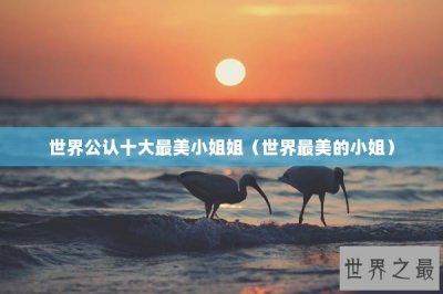 ​世界公认十大最美小姐姐（世界最美的小姐）