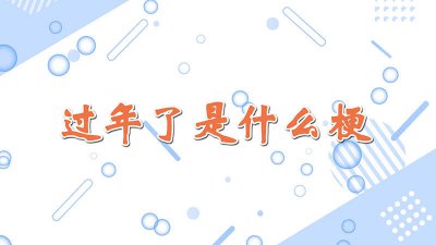 ​过年了是什么梗