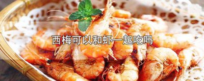 ​西梅可以和虾一起吃吗