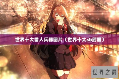 ​世界十大雷人兵器图片（世界十大sb武器）