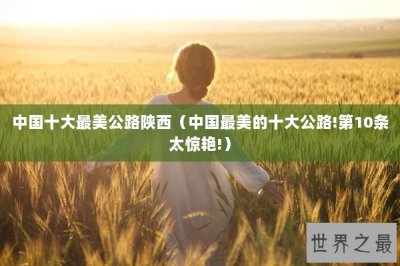 ​中国十大最美公路陕西（中国最美的十大公路!第10条太惊艳!）