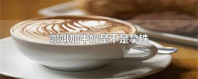 ​咖啡加牛奶是拿铁嘛 拿铁咖啡加牛奶吗