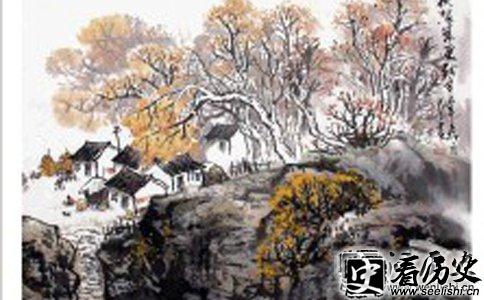 冬天萧萧然的景象