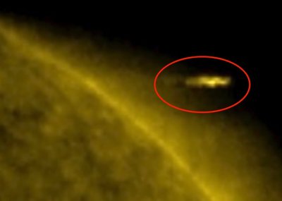 ​“太阳空心论”证据？UFO爱好者韦林声称太阳风暴照片中发现UFO从太阳飞出来