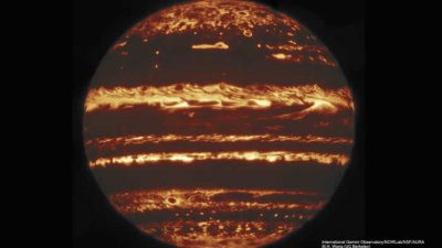 ​突破性的木星新图像让天文学家对这颗行星云层中的剧烈风暴有了前所未有的了解