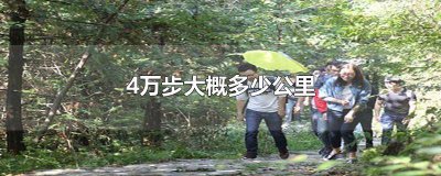 ​4万步是几公里 4万步大约等于多少公里