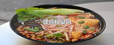 ​不放笋的螺蛳粉臭吗 螺蛳粉臭吗 怎么回答