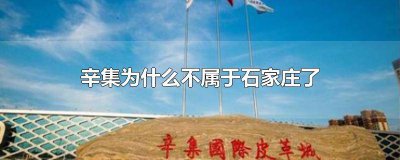 ​辛集还属于石家庄吗 辛集在石家庄吗