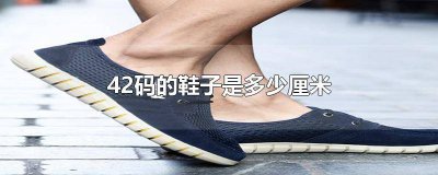 ​42码的鞋子是多大的 42码的鞋子多宽