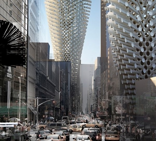 造型奇葩的摩天大楼 能住人还能管理情形
