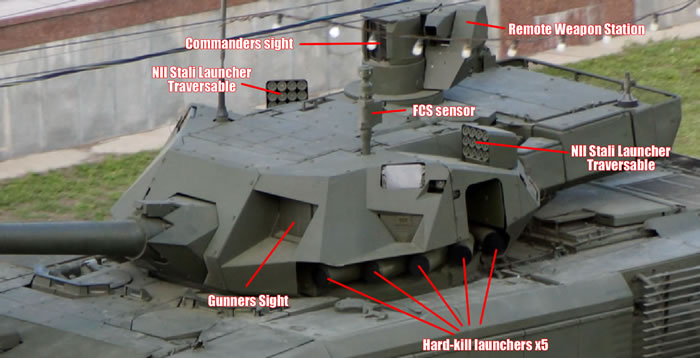 美军还没看到就被打爆？俄罗斯新主战坦克T-14型阿玛塔（Armata）射程高达12公里
