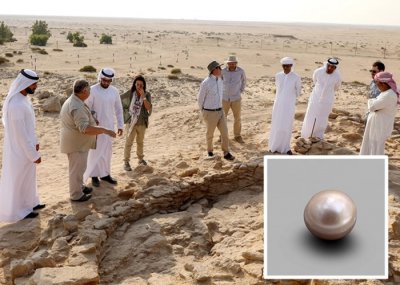 ​阿联酋马拉瓦岛发现世界上最古老的珍珠 证8000年前新石器时代已开始进行货物