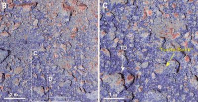 ​日本隼鸟2号登陆“龙宫”时拍摄的画面揭晓小行星的真实颜色