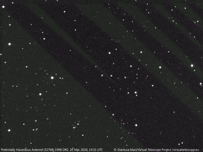 ​人们将可以在星空中看到飞过地球的小行星1998 OR2