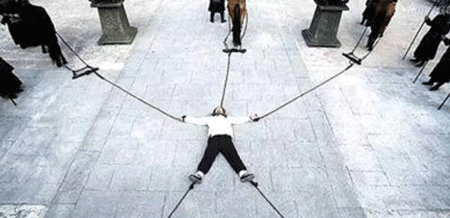 古代最恐怖刑罚车裂之刑,死后依旧要被分尸