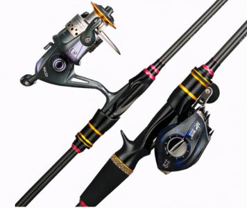 ​路亚竿直柄和枪柄有啥区别图片（直柄和枪柄是什么意思）