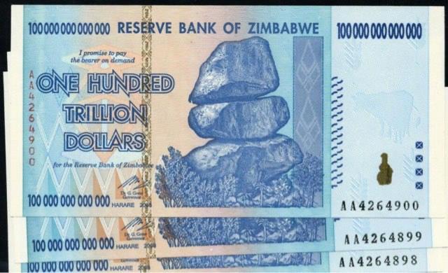 探秘津巴布韦币最大面值:网友戏称冥币都不敢这么印  1