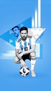 ​手机壁纸第47期：阿根廷10号球衣梅西，梅西最后一组手机壁纸