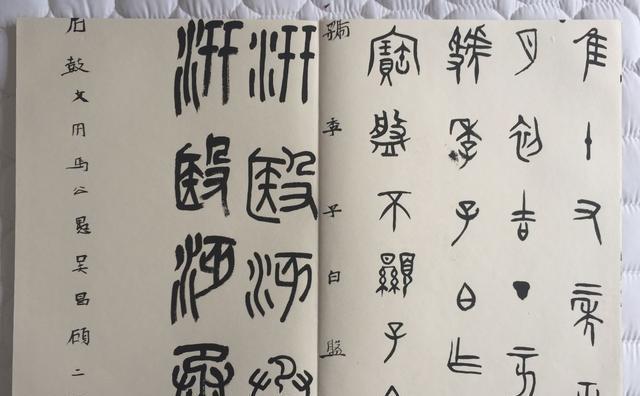 中国美院书法教授鲁大东书法临帖示范20种