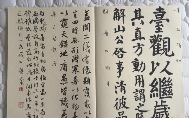 中国美院书法教授鲁大东书法临帖示范20种