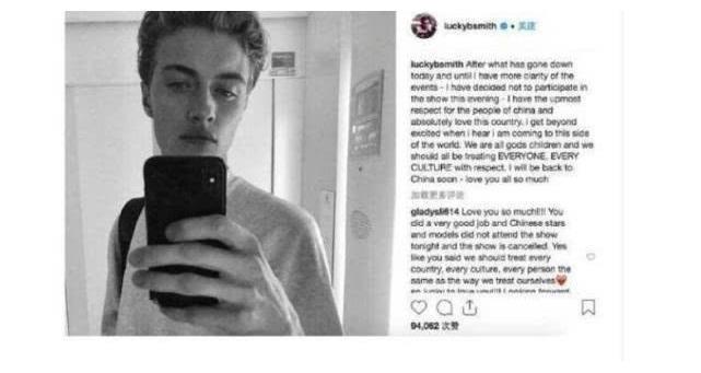 杜嘉班纳辱华事件持续发酵，陈冠希再次力挺中华文化