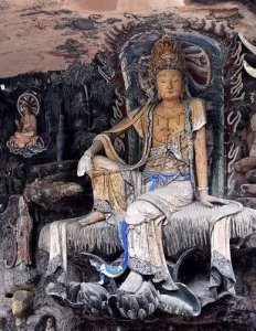 ​中国最美千年石刻观音，紫竹观音被誉为“东方的维纳斯”