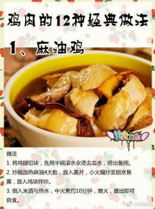 ​鸡肉的12种经典做法