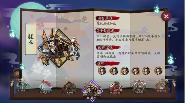 阴阳师：首领御魂就业现状，歌伎最高，但胧车并不服输