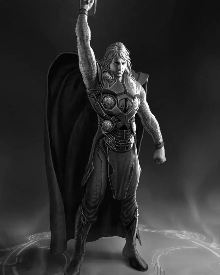 细数雷神系列弃用概念图:洛基破相毁容;海拉成异形
