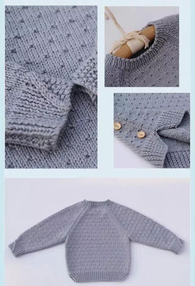 分享24款婴幼儿毛衣,爱心牌毛衣织起来,附图解教程