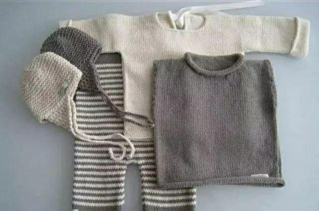 分享24款婴幼儿毛衣,爱心牌毛衣织起来,附图解教程