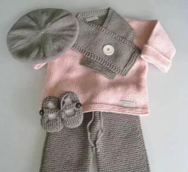 分享24款婴幼儿毛衣,爱心牌毛衣织起来,附图解教程