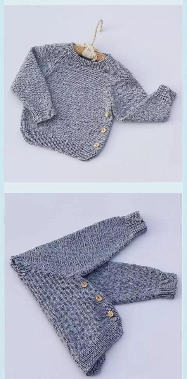 分享24款婴幼儿毛衣,爱心牌毛衣织起来,附图解教程