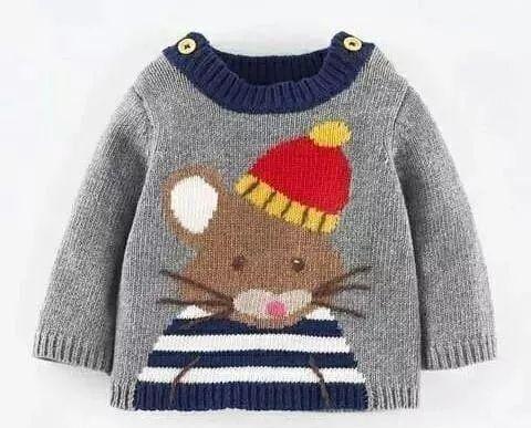 分享24款婴幼儿毛衣,爱心牌毛衣织起来,附图解教程
