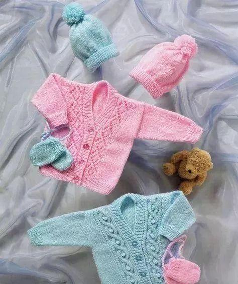 分享24款婴幼儿毛衣,爱心牌毛衣织起来,附图解教程