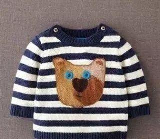 分享24款婴幼儿毛衣,爱心牌毛衣织起来,附图解教程