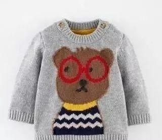 分享24款婴幼儿毛衣,爱心牌毛衣织起来,附图解教程